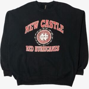 New Castle Red Hurricanes Athletic Sweatshirt Black